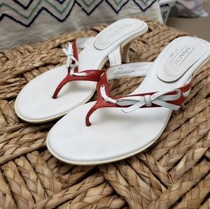 Coach slip sandal